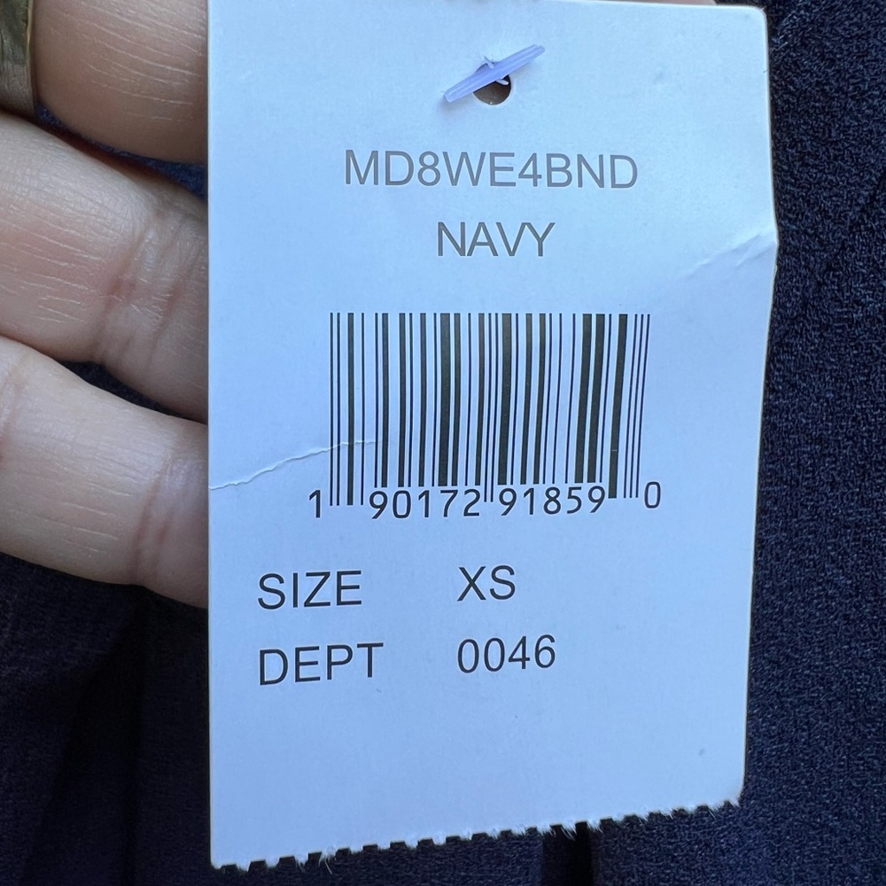 BOBEAU Notch V Neck dress with pockets Women’s Small NWT NEW - Picture 7 of 14